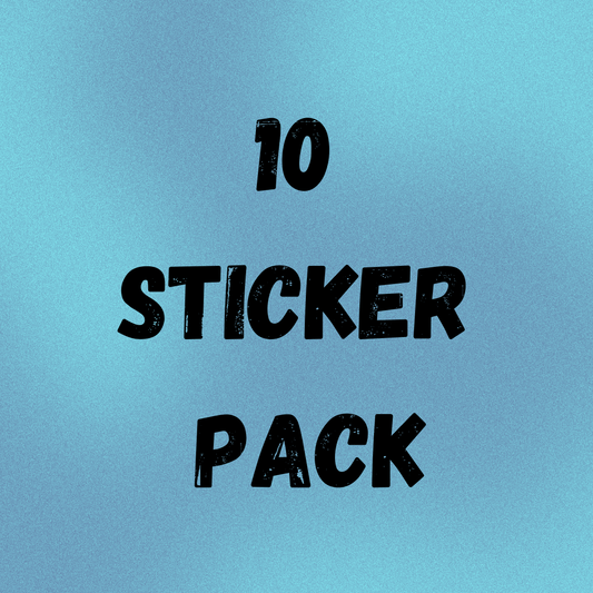 10 stickers pack