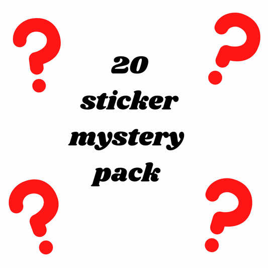 20 stickers mystery pack