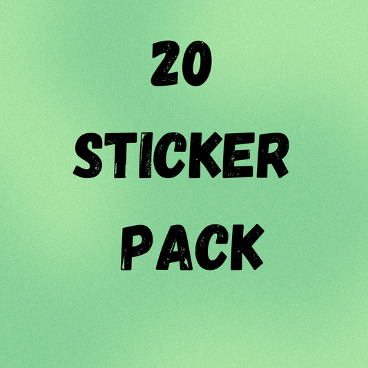 20 stickers pack